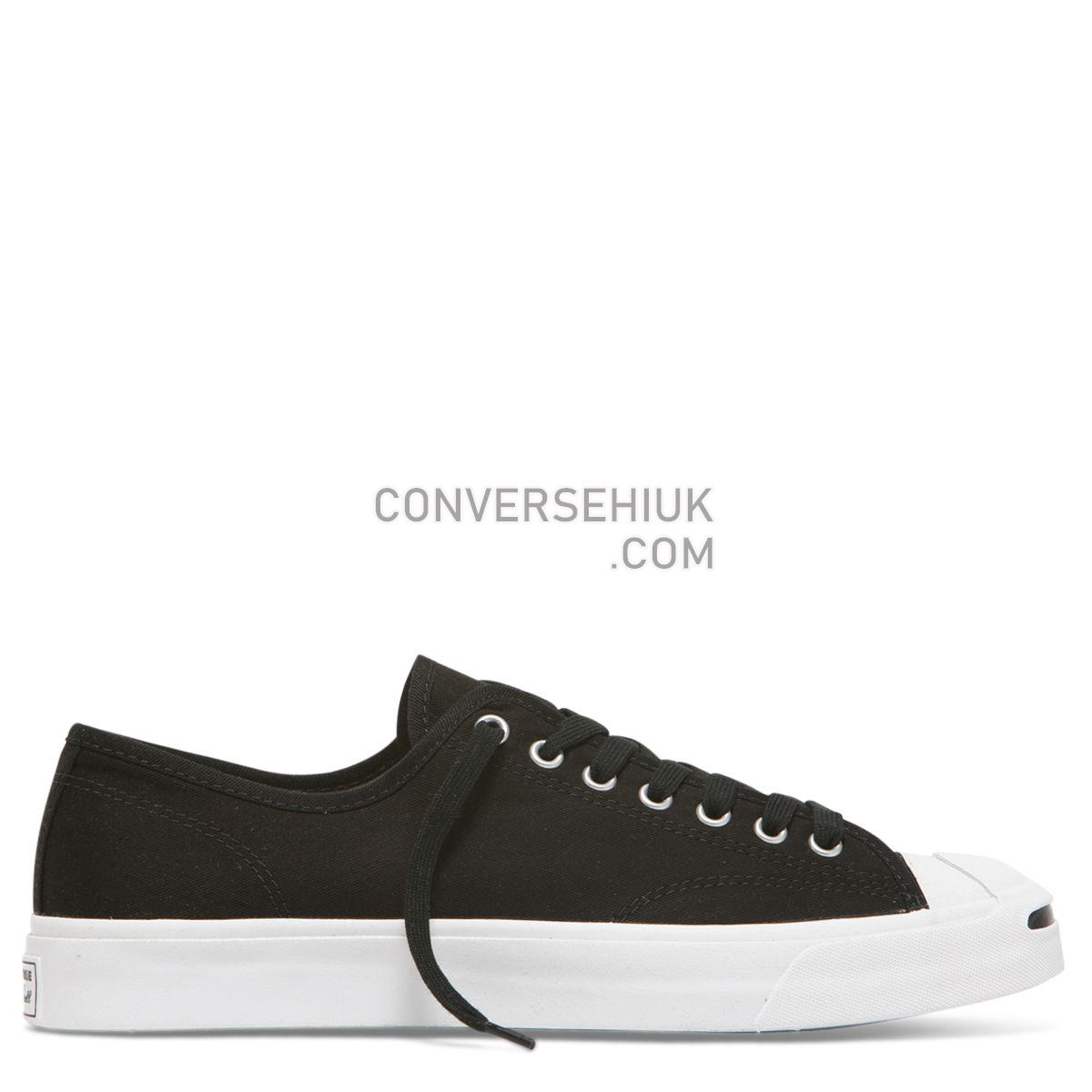 Converse Jack Purcell First In Class Low Top Black Black/White/Black 164056 Shoes