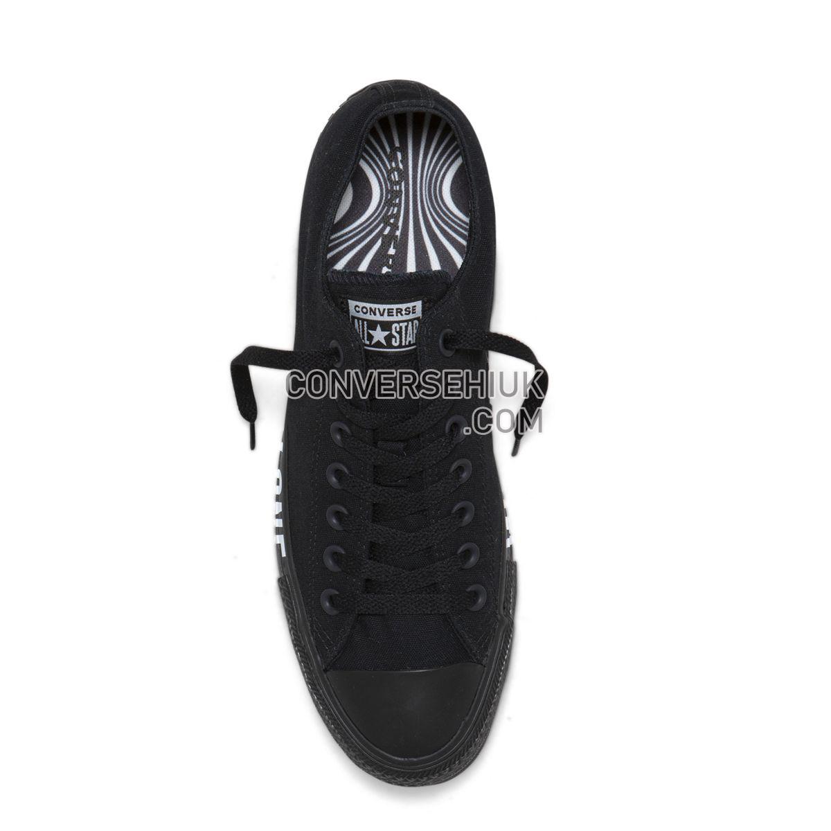 Converse Chuck Taylor All Star We Are Not Alone Low Top Black Black/White/Black 165382 Shoes