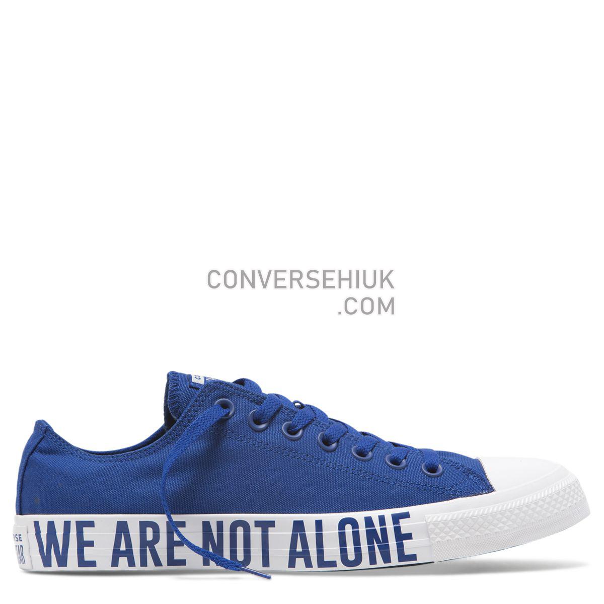 Converse Chuck Taylor All Star We Are Not Alone Low Top Blue Blue/Black/Blue 165383 Shoes