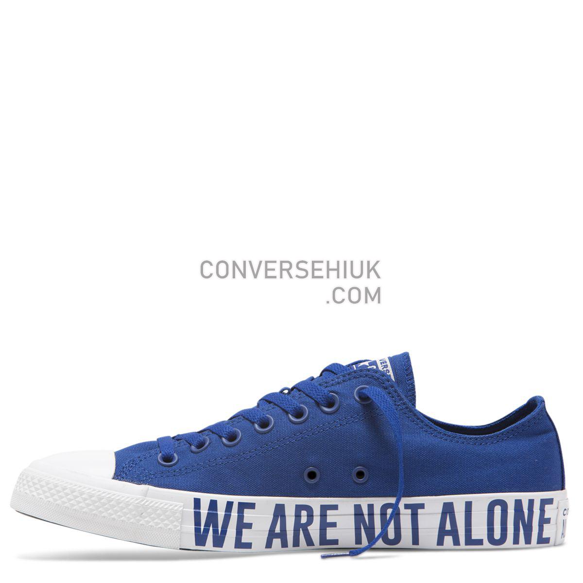 Converse Chuck Taylor All Star We Are Not Alone Low Top Blue Blue/Black/Blue 165383 Shoes