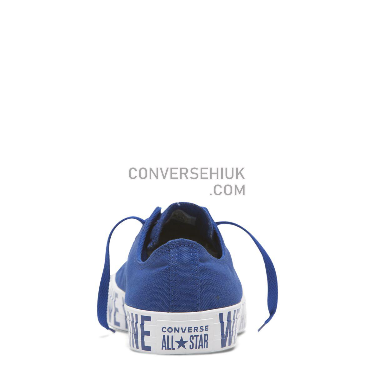 Converse Chuck Taylor All Star We Are Not Alone Low Top Blue Blue/Black/Blue 165383 Shoes