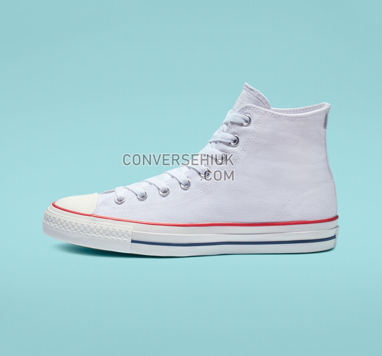 Converse CTAS Pro High Top White/Red/Insignia Blue 159698C Shoes