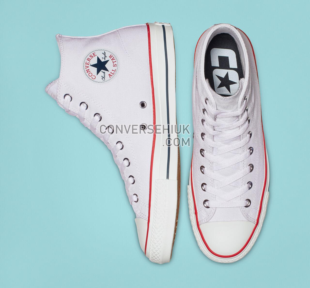 Converse CTAS Pro High Top White/Red/Insignia Blue 159698C Shoes