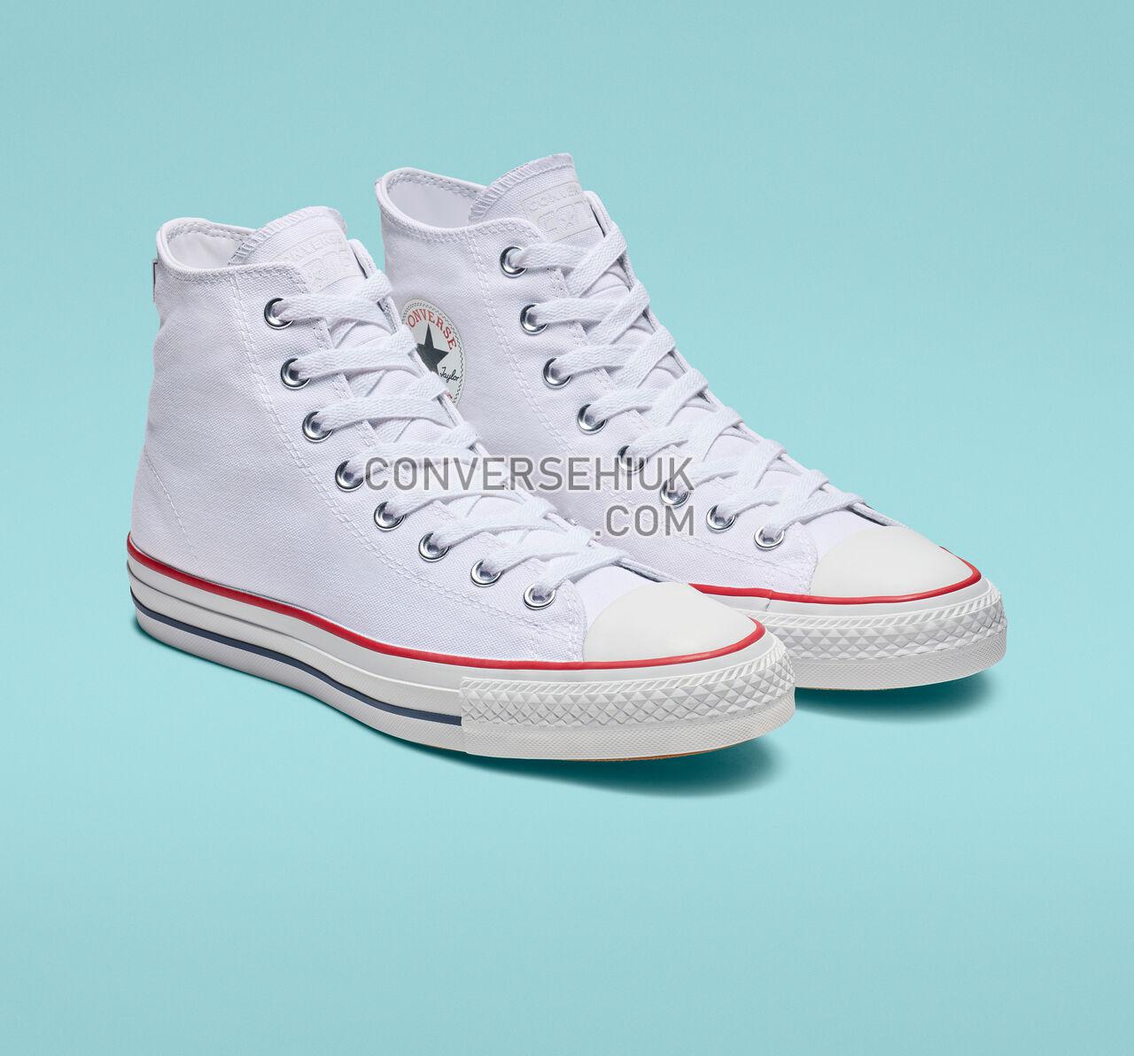 Converse CTAS Pro High Top White/Red/Insignia Blue 159698C Shoes