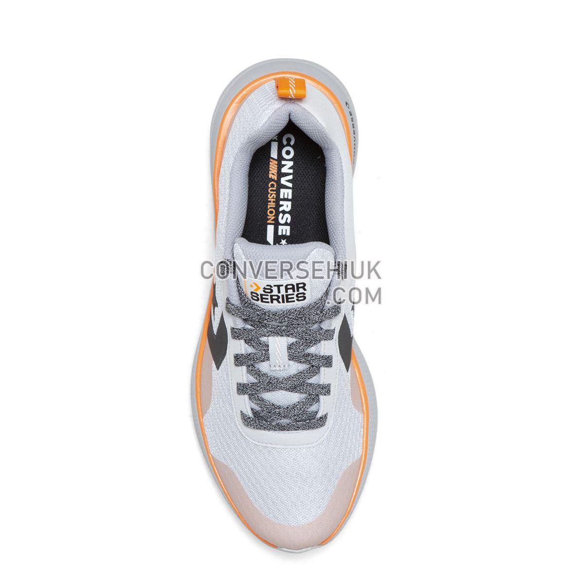 Converse X Tinker Hatfield Star Series RN Low Top Pure Platinum Pure Platinum/Bold Mandarin 165593 Shoes