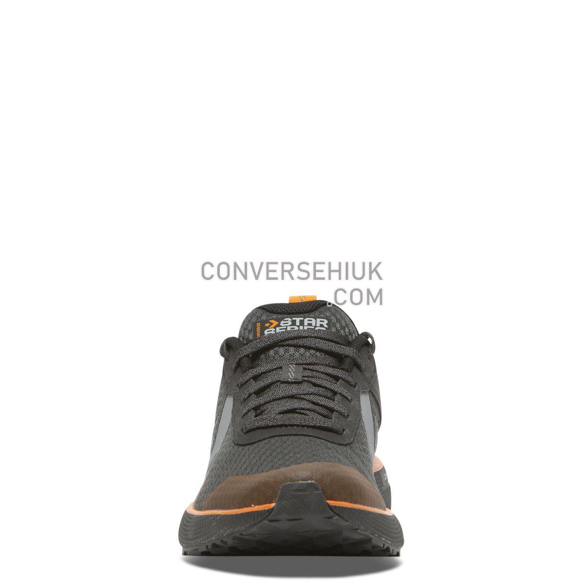 Converse X Tinker Hatfield Star Series RN Low Top Black Almost Black/Bold Mandarin 165594 Shoes