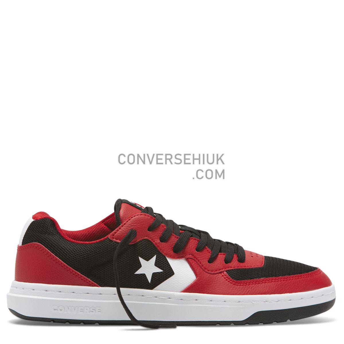 Converse Rival Shoot For The Moon Low Top Black Black/Enamel Red/White 164895 Shoes