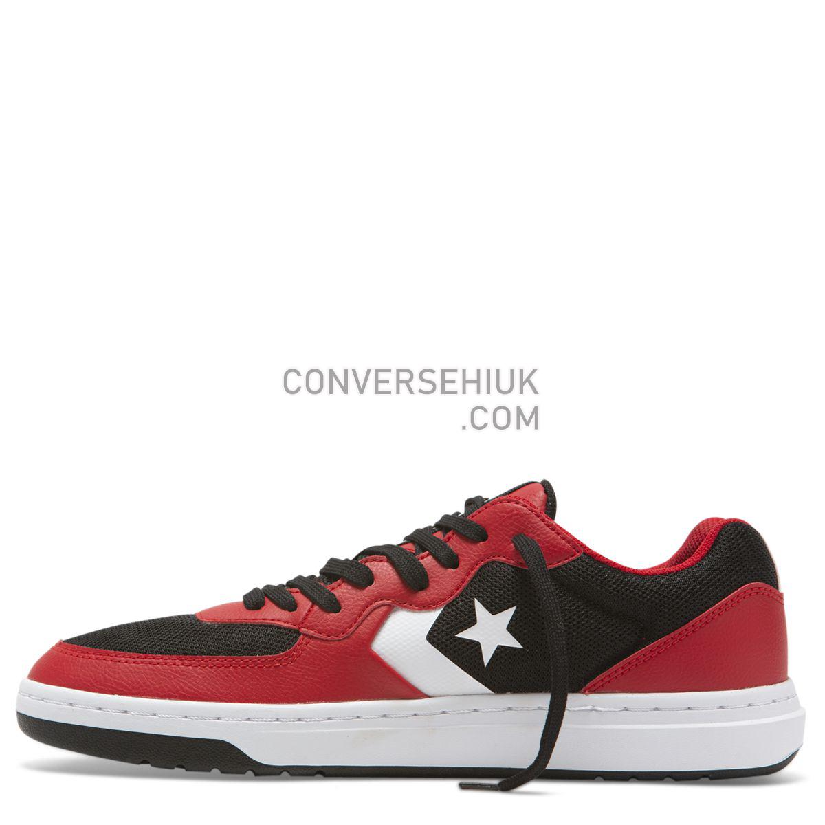 Converse Rival Shoot For The Moon Low Top Black Black/Enamel Red/White 164895 Shoes