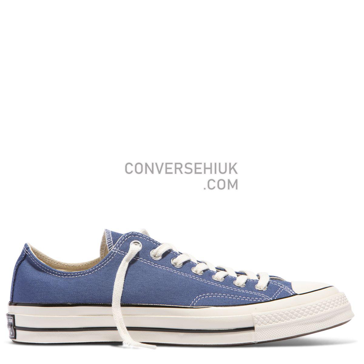 Converse Chuck Taylor All Star 70 Vintage Canvas Low Top True Navy Obsidian/Black/Egret 162064 Shoes