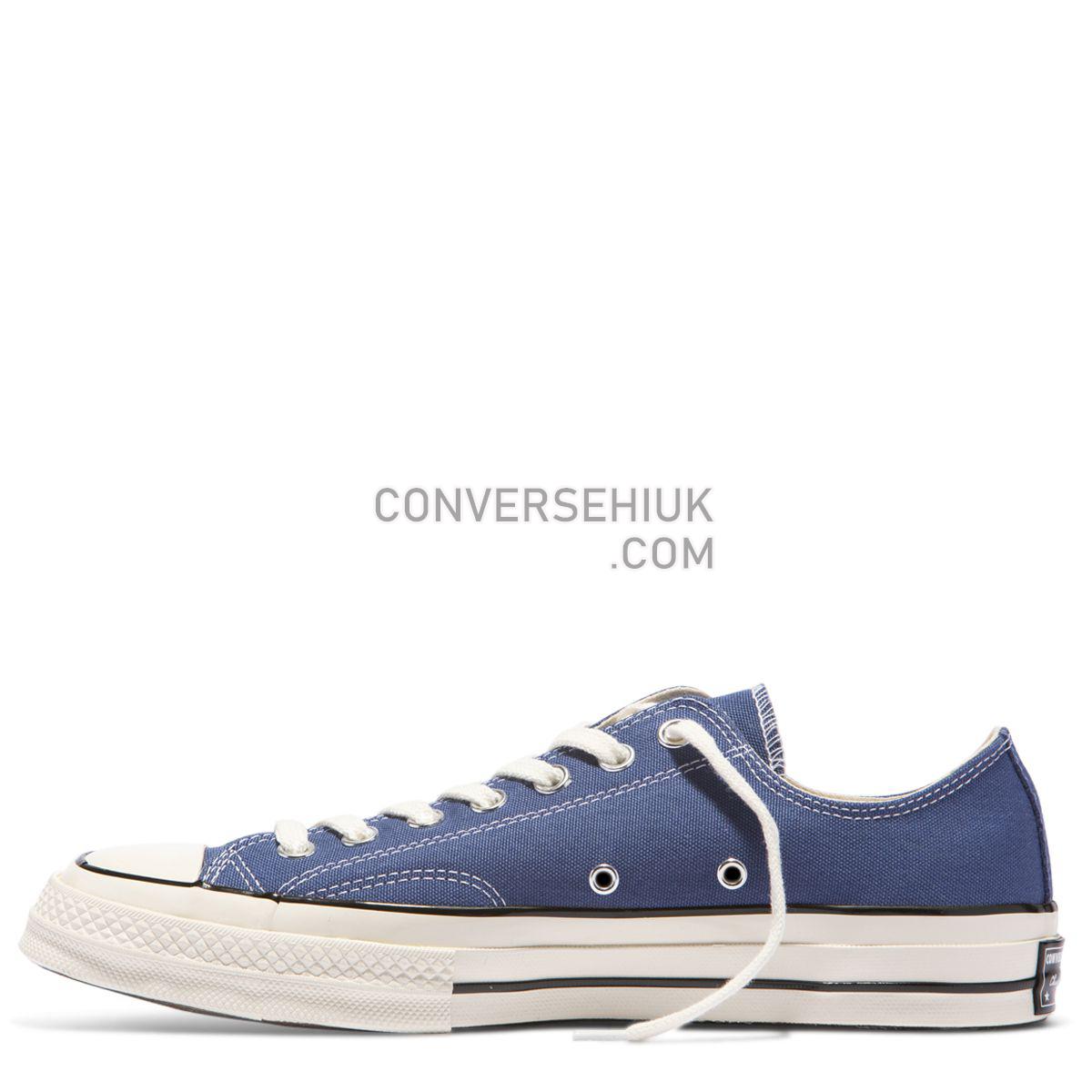 Converse Chuck Taylor All Star 70 Vintage Canvas Low Top True Navy Obsidian/Black/Egret 162064 Shoes