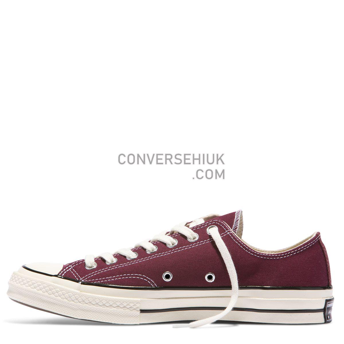 Converse Chuck Taylor All Star 70 Vintage Canvas Low Top Dark Burgundy Dark Burgundy/Black/Egret 162059 Shoes