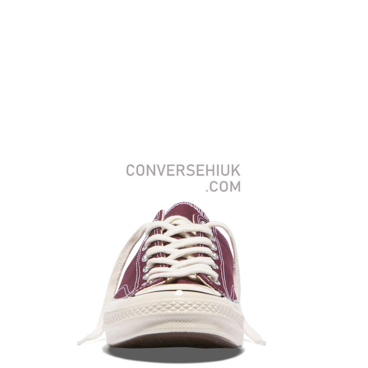 Converse Chuck Taylor All Star 70 Vintage Canvas Low Top Dark Burgundy Dark Burgundy/Black/Egret 162059 Shoes