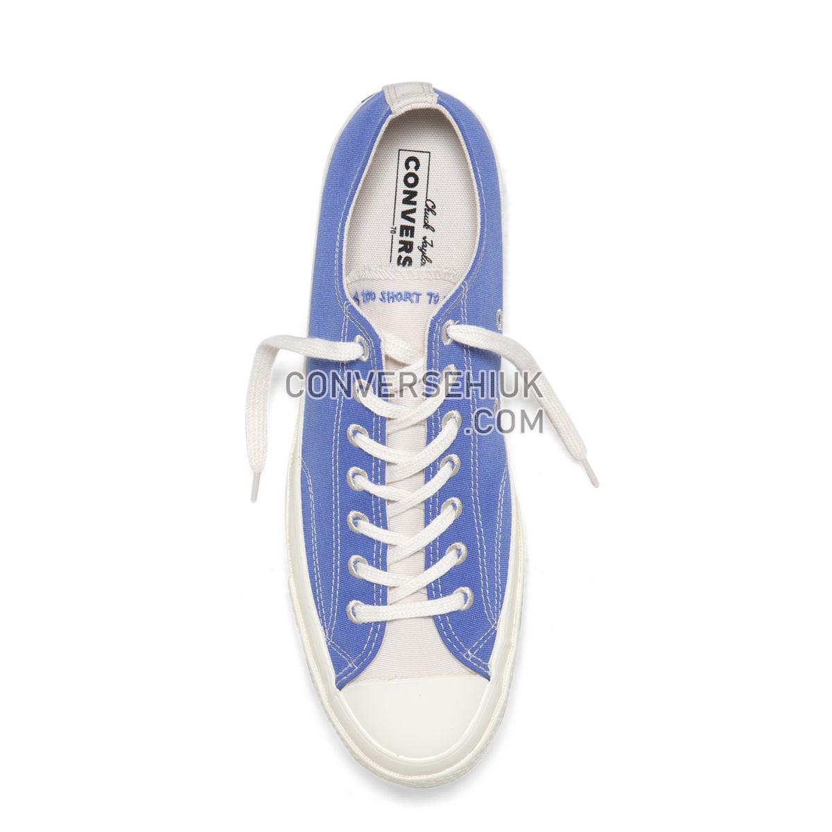 Converse Chuck Taylor All Star 70 Renew Canvas Low Top Ozone Blue Ozone Blue/Natural/Black 165422 Shoes