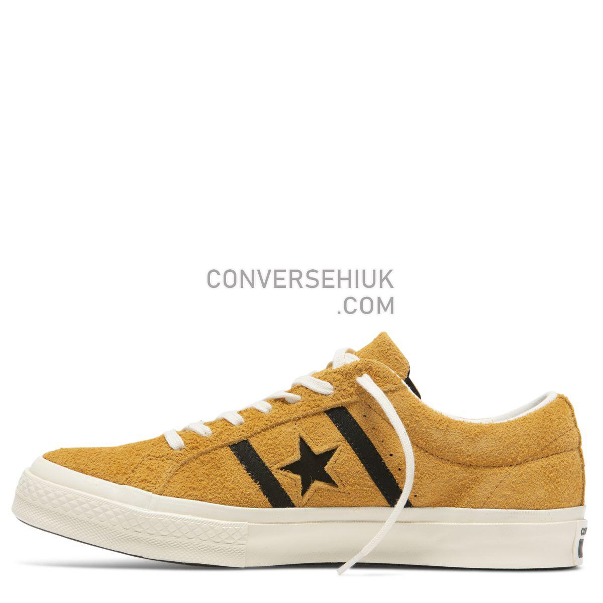 Converse One Star Academy Low Top Amber Ochre Amber Ochre/Black/Egret 163268 Shoes