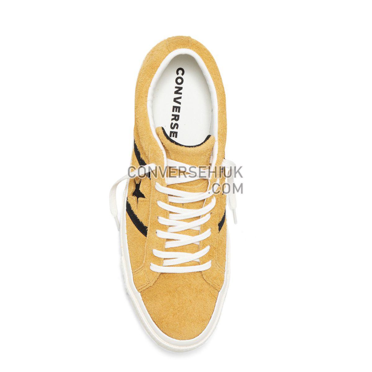 Converse One Star Academy Low Top Amber Ochre Amber Ochre/Black/Egret 163268 Shoes