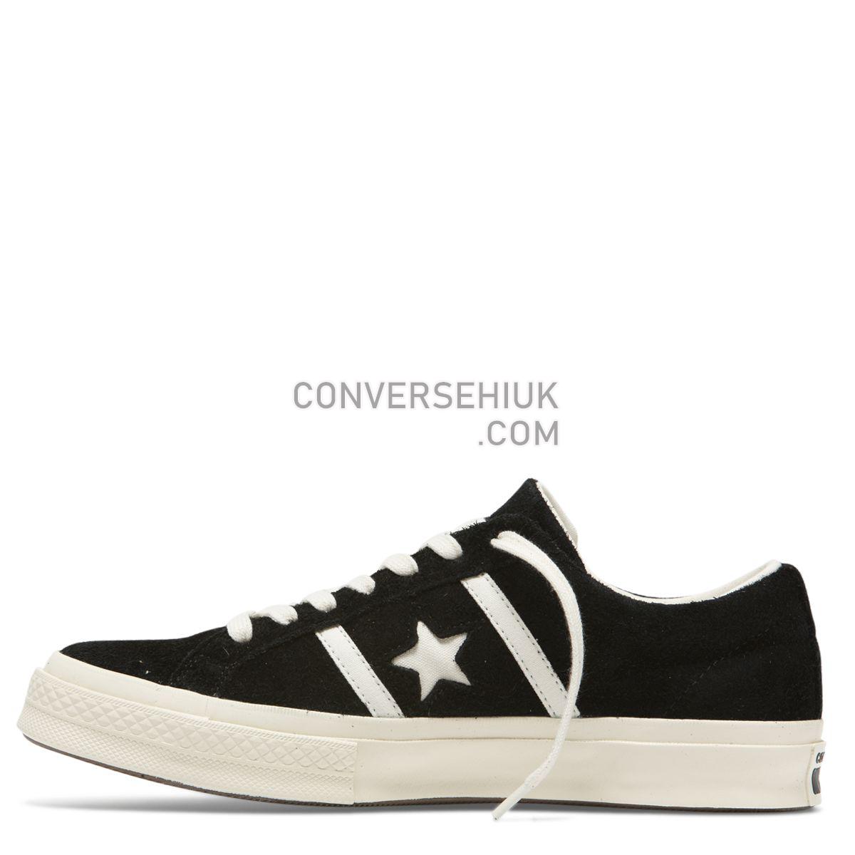 Converse One Star Academy Low Top Black Black/Egret/Egret 164525 Shoes