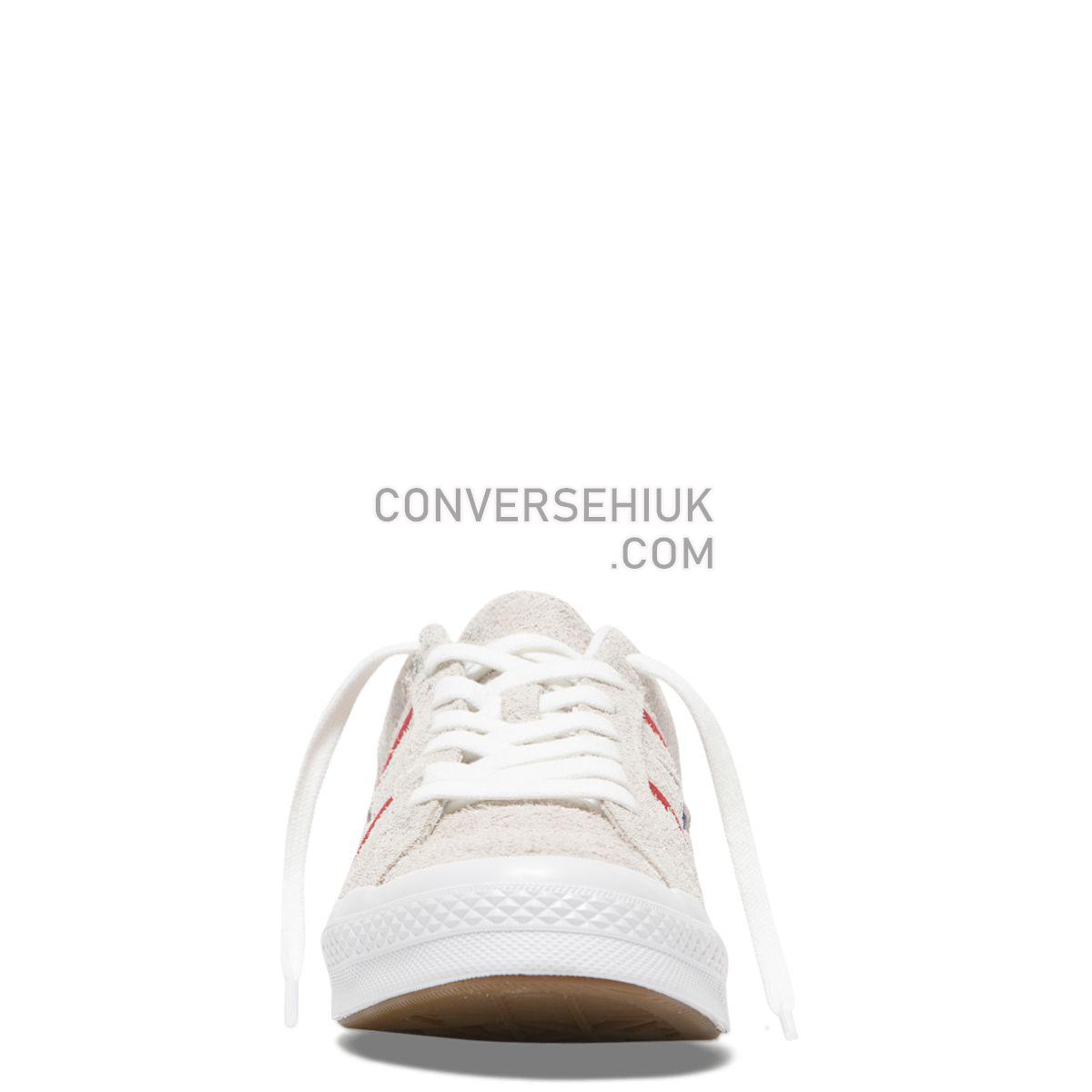 Converse One Star Academy Low Top White White/Enamel Red/Blue 164390 Shoes