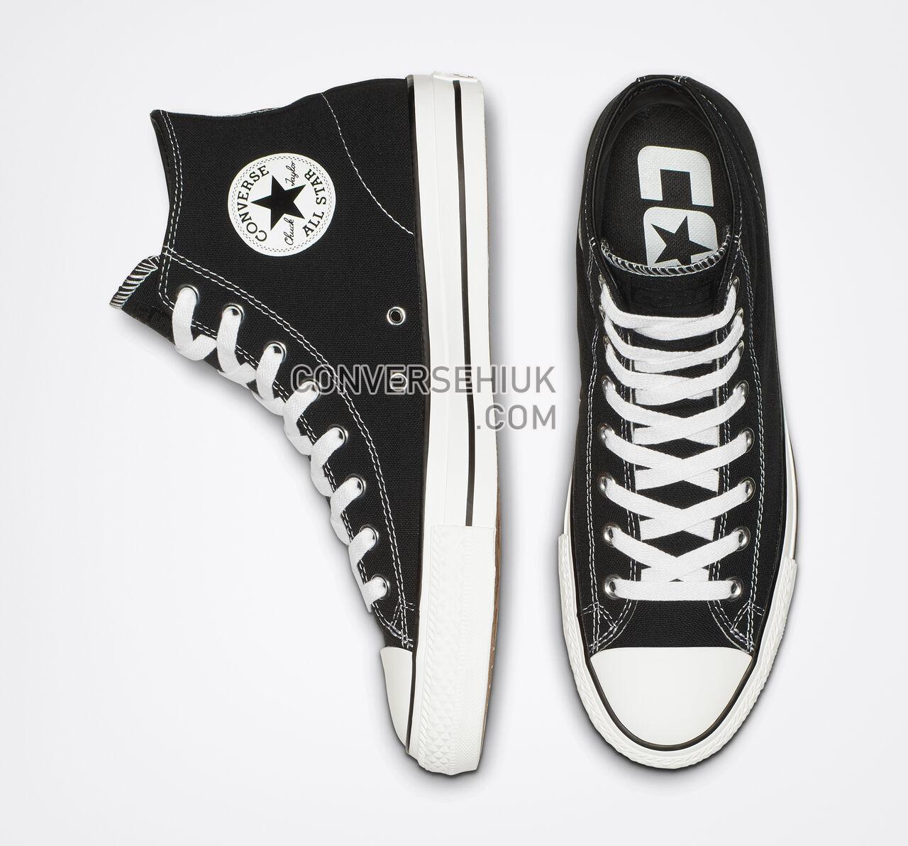 Converse CTAS Pro High Top Black/Black/White 159575C Shoes