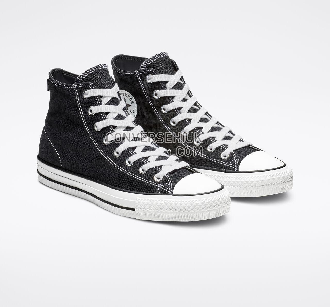 Converse CTAS Pro High Top Black/Black/White 159575C Shoes