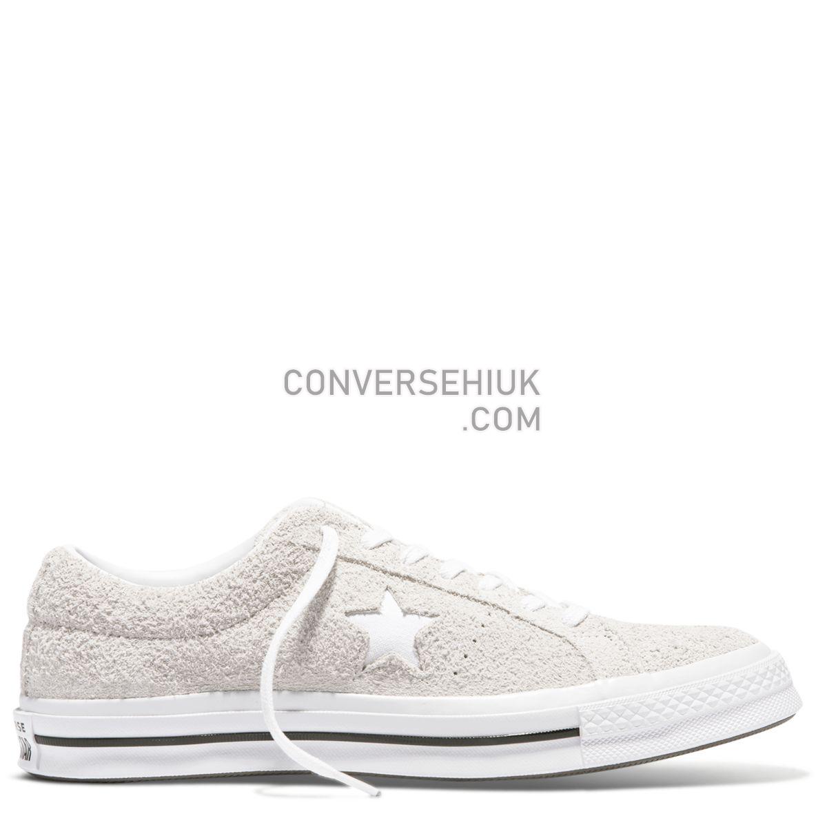 Converse One Star Premium Suede Low Top White White/White/White 161577 Shoes