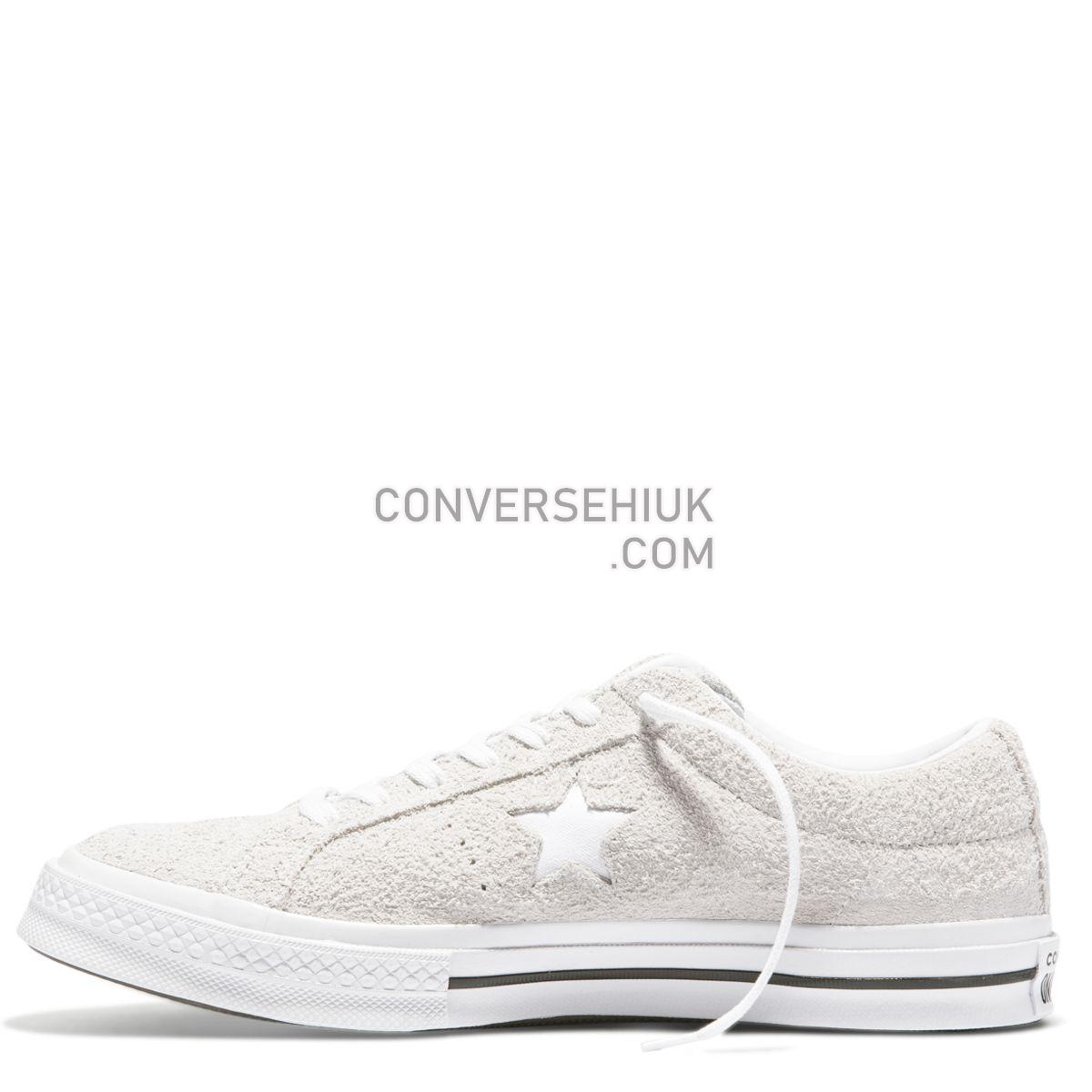 Converse One Star Premium Suede Low Top White White/White/White 161577 Shoes