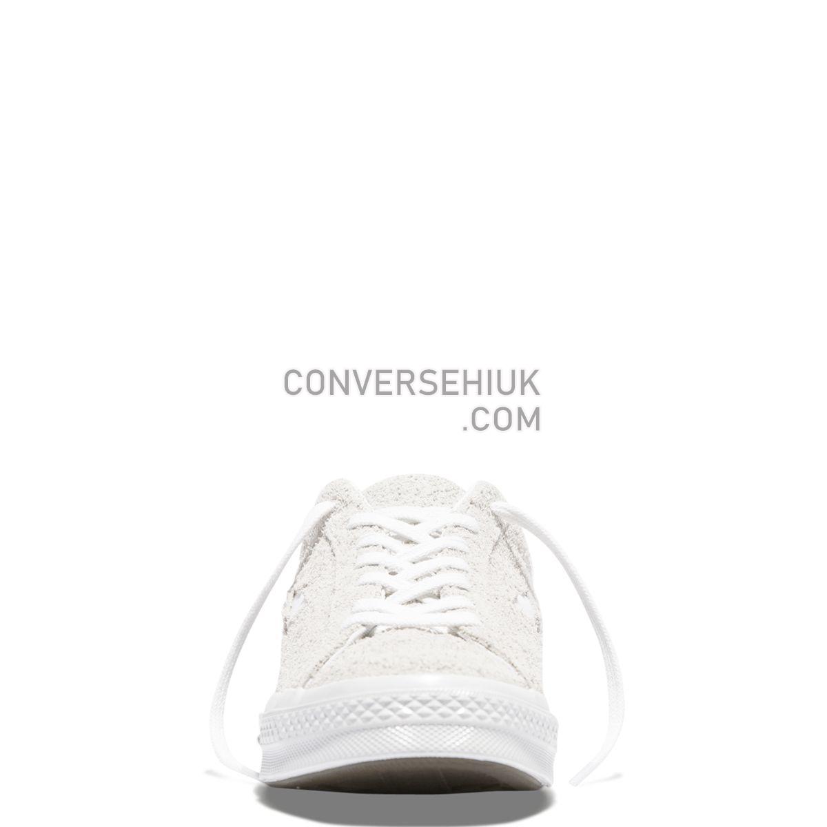 Converse One Star Premium Suede Low Top White White/White/White 161577 Shoes