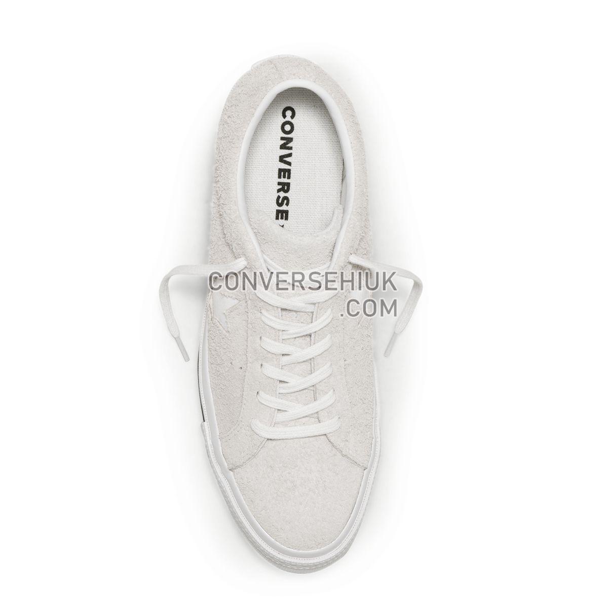 Converse One Star Premium Suede Low Top White White/White/White 161577 Shoes