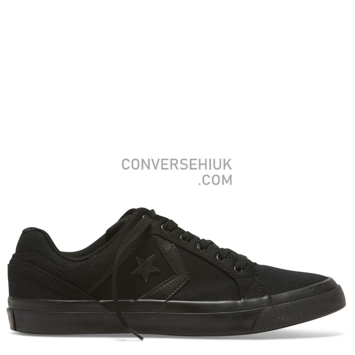 Converse CONS El Distrito Canvas Low Top Black Black/Black/Black 159786 Shoes