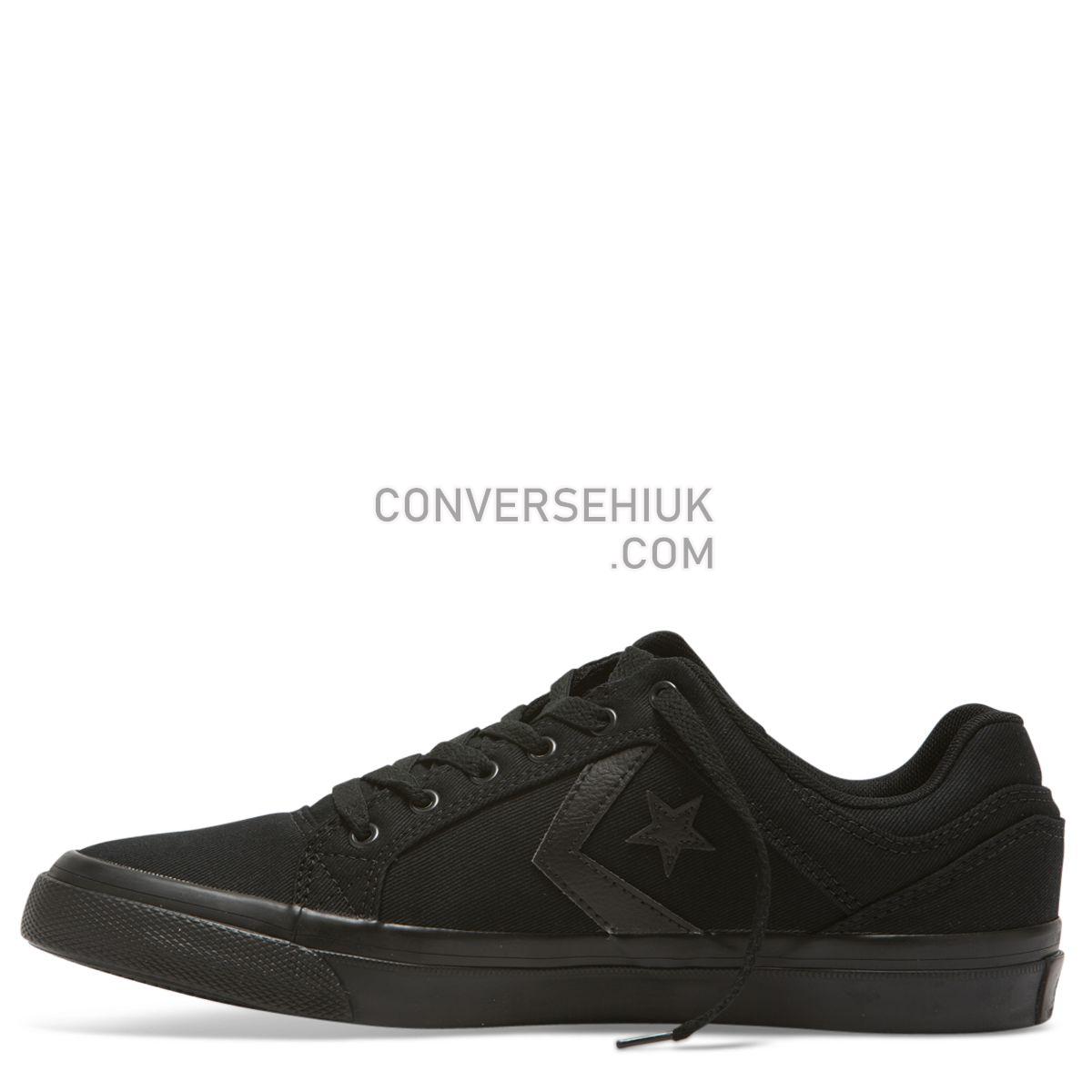 Converse CONS El Distrito Canvas Low Top Black Black/Black/Black 159786 Shoes