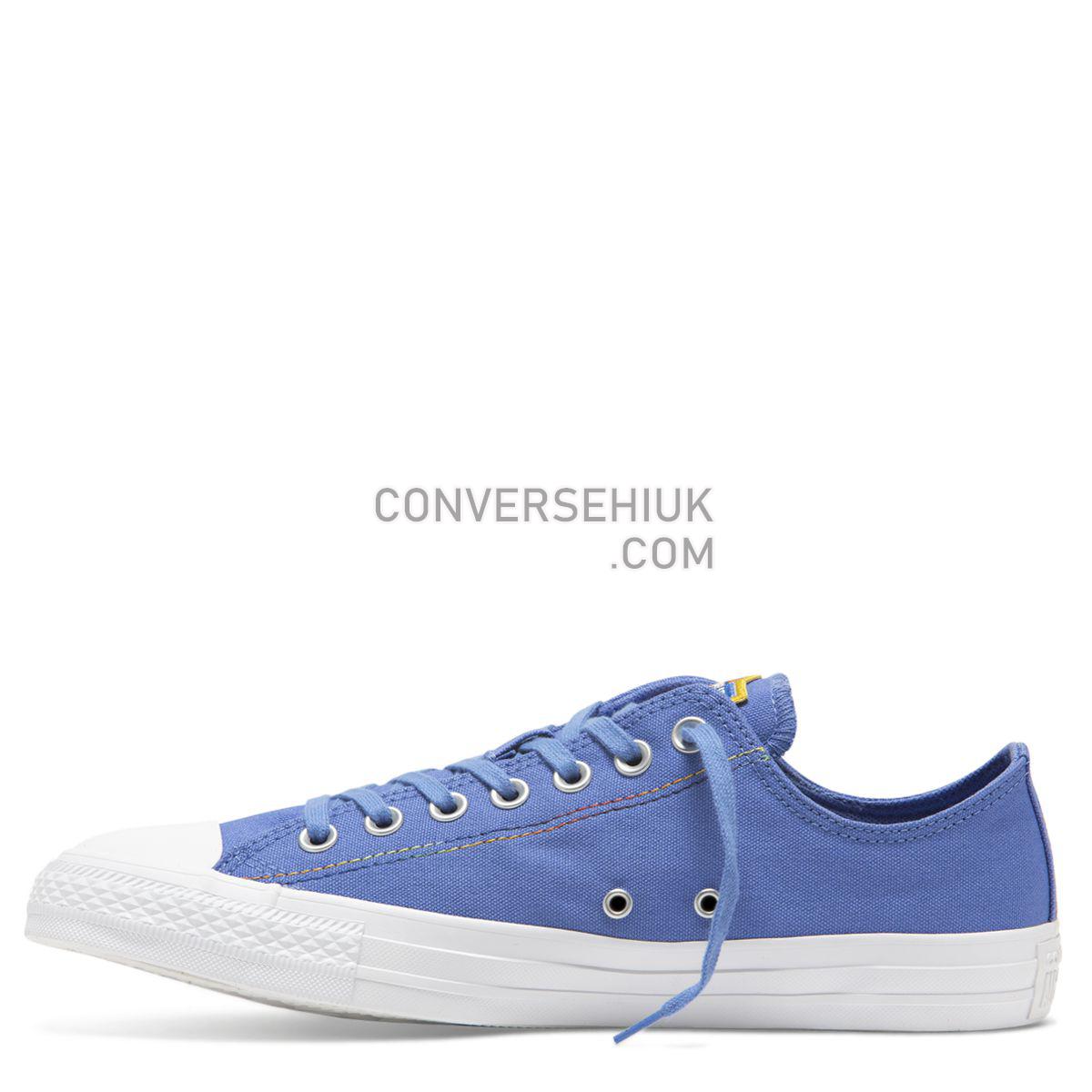 Converse Chuck Taylor All Star Rainbow Low Top Ozone Blue Ozone Blue/White/Vivid Sulfur 165427 Shoes