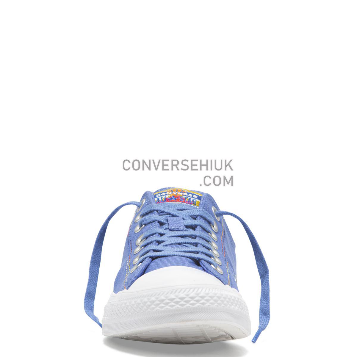 Converse Chuck Taylor All Star Rainbow Low Top Ozone Blue Ozone Blue/White/Vivid Sulfur 165427 Shoes