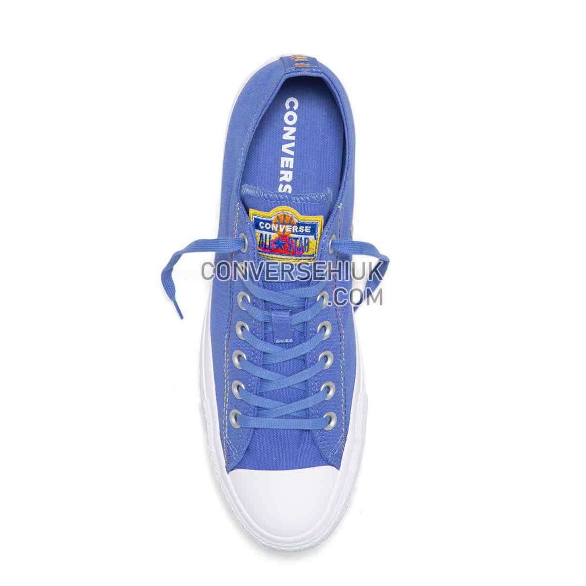 Converse Chuck Taylor All Star Rainbow Low Top Ozone Blue Ozone Blue/White/Vivid Sulfur 165427 Shoes