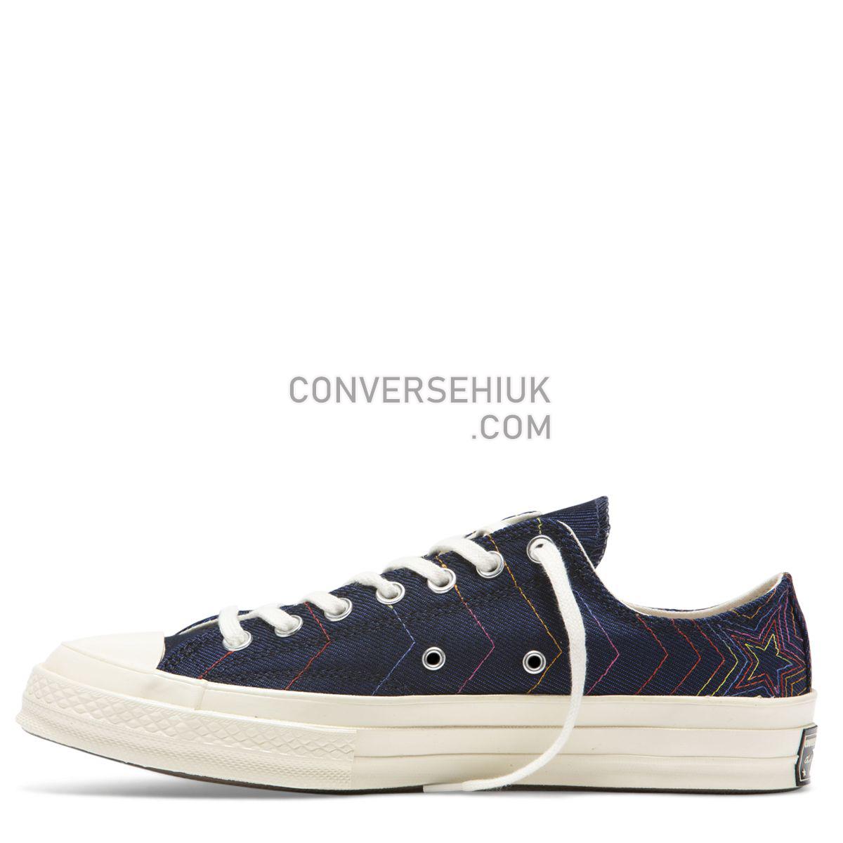 Converse Chuck Taylor All Star 70 Rainbow Low Top Obsidian Obsidian/Ozone Blue/Egret 164967 Shoes