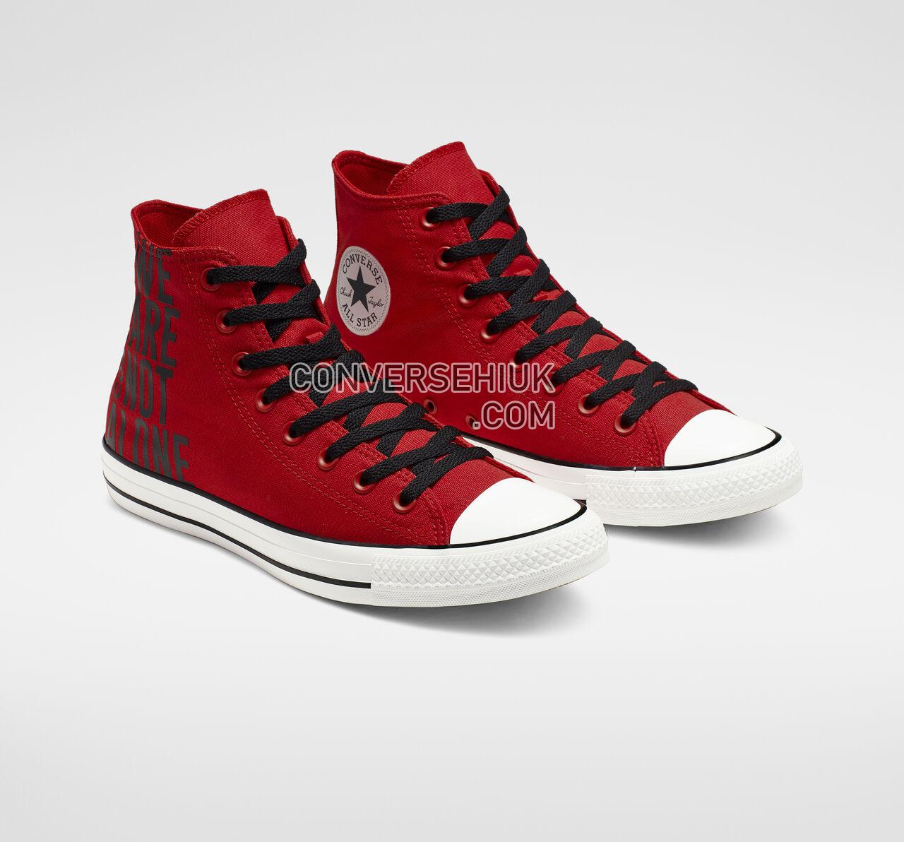 Converse Chuck Taylor All Star We Are Not Alone High Top Enamel Red/Black/White 165467F Shoes