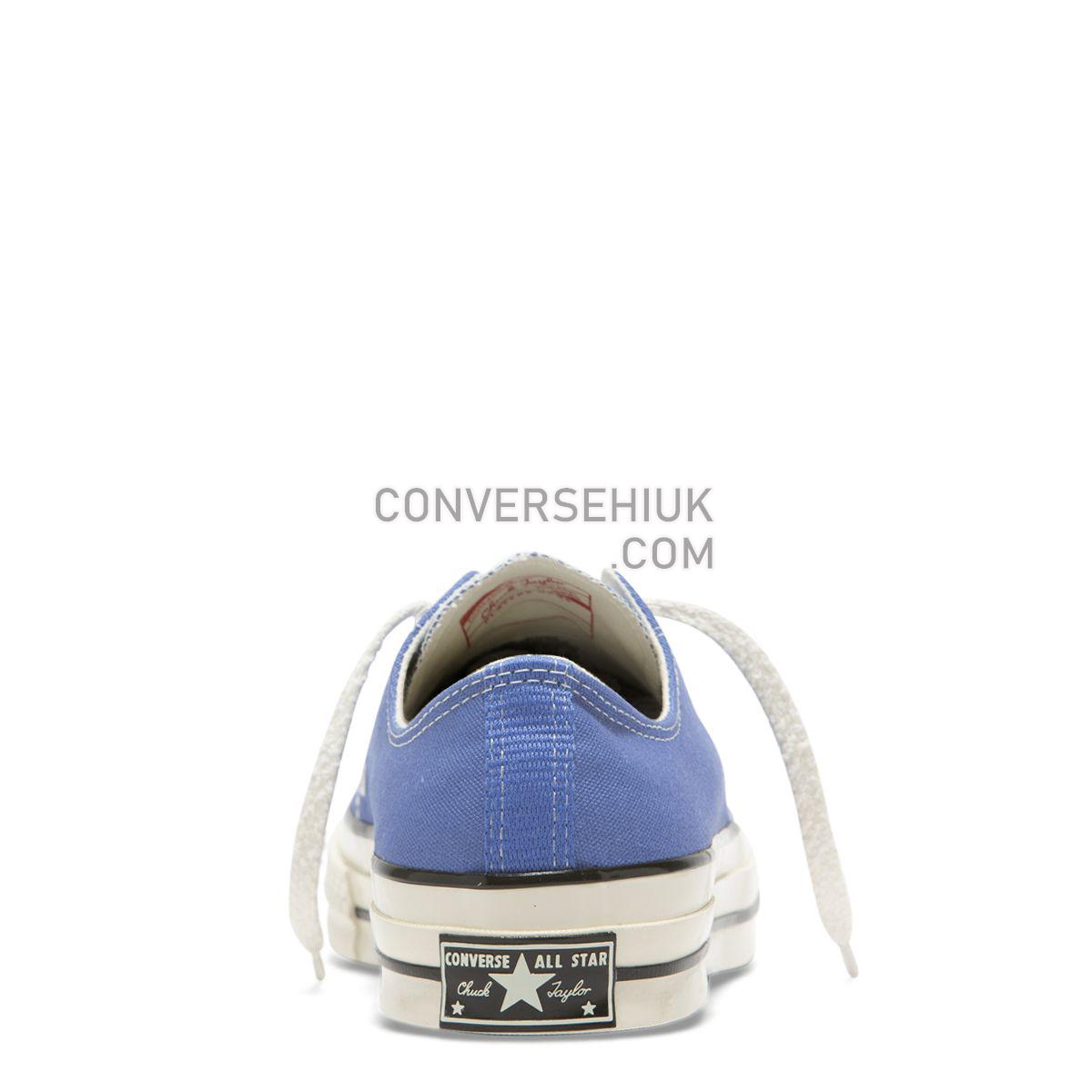 Converse Chuck Taylor All Star 70 Vintage Canvas Low Top Ozone Blue Ozone Blue/Egret/Black 164929 Shoes