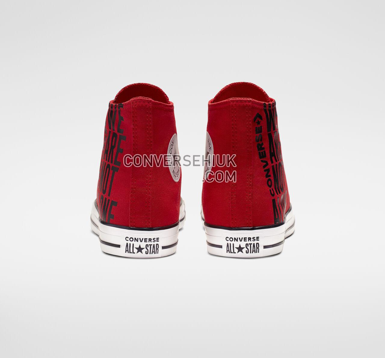 Converse Chuck Taylor All Star We Are Not Alone High Top Enamel Red/Black/White 165467F Shoes