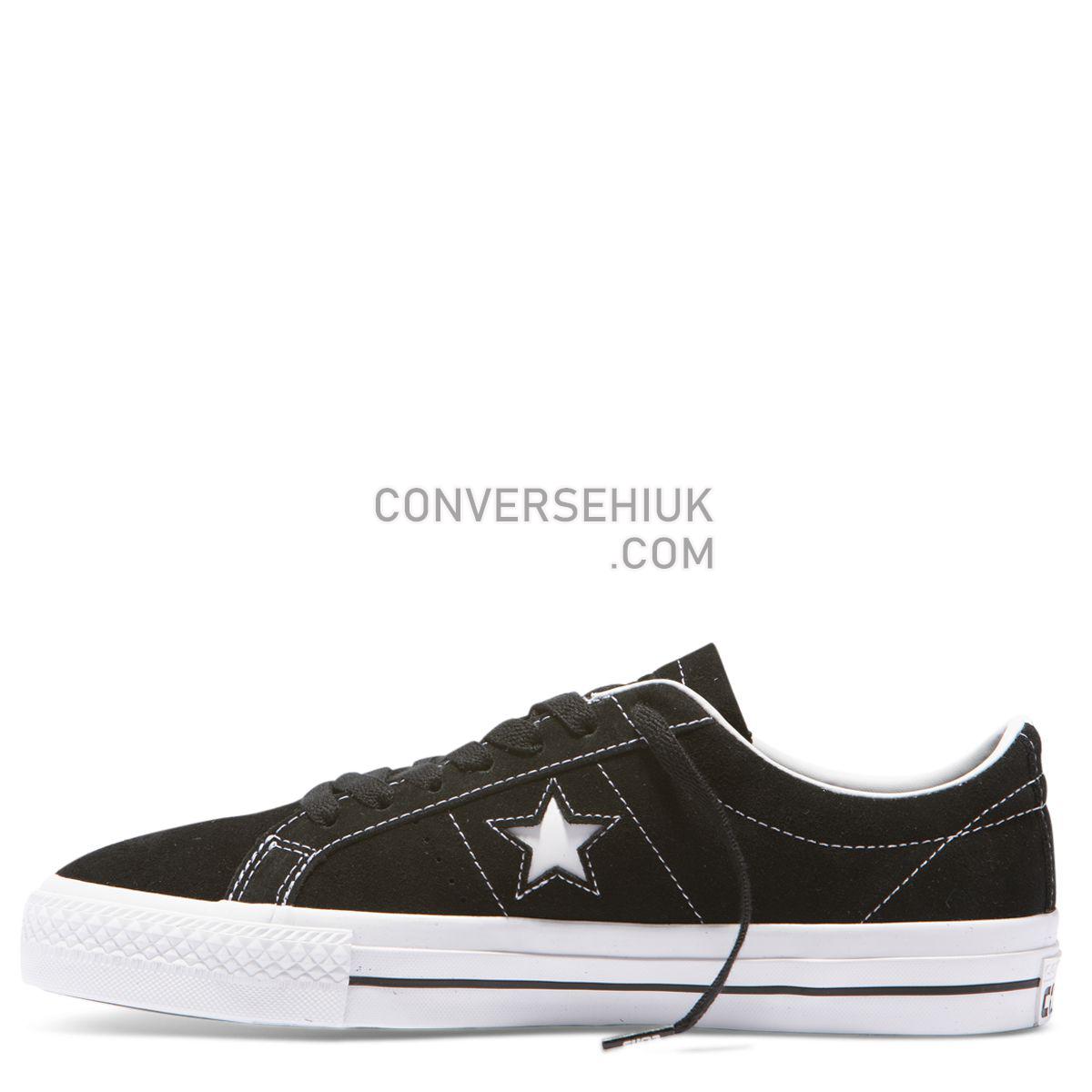 Converse CONS One Star Pro Suede Low Top Black Black/White/White 159579 Shoes