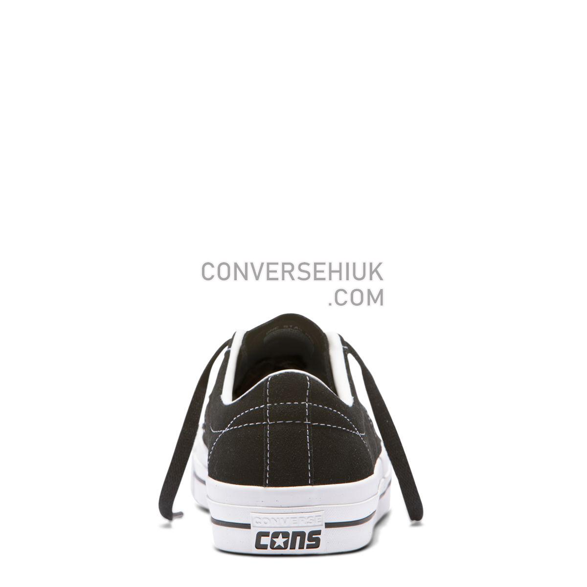 Converse CONS One Star Pro Suede Low Top Black Black/White/White 159579 Shoes