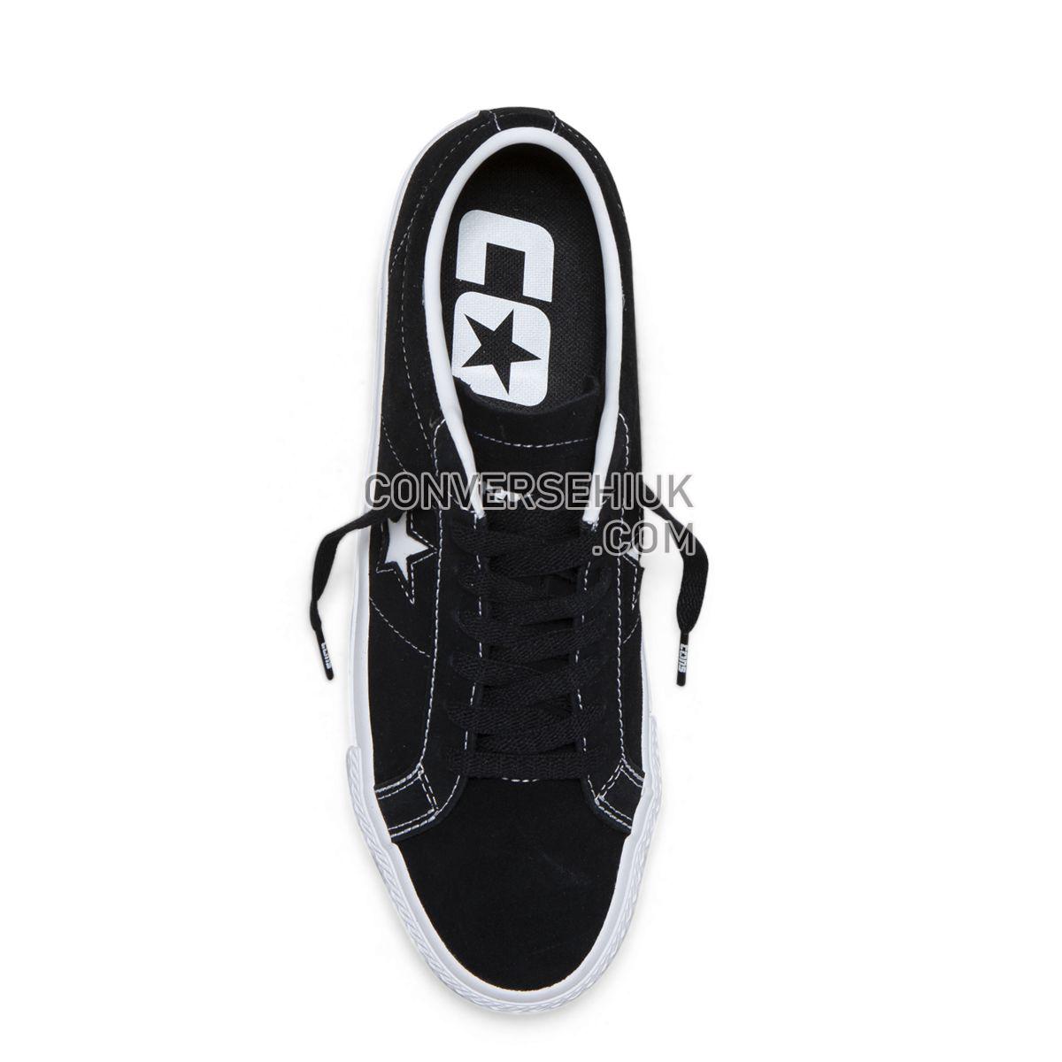 Converse CONS One Star Pro Suede Low Top Black Black/White/White 159579 Shoes