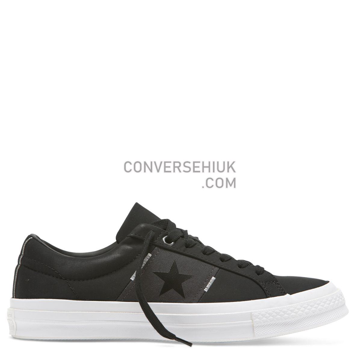 Converse One Star Flight School Low Top Black Black/Almost Black/White 165059 Shoes