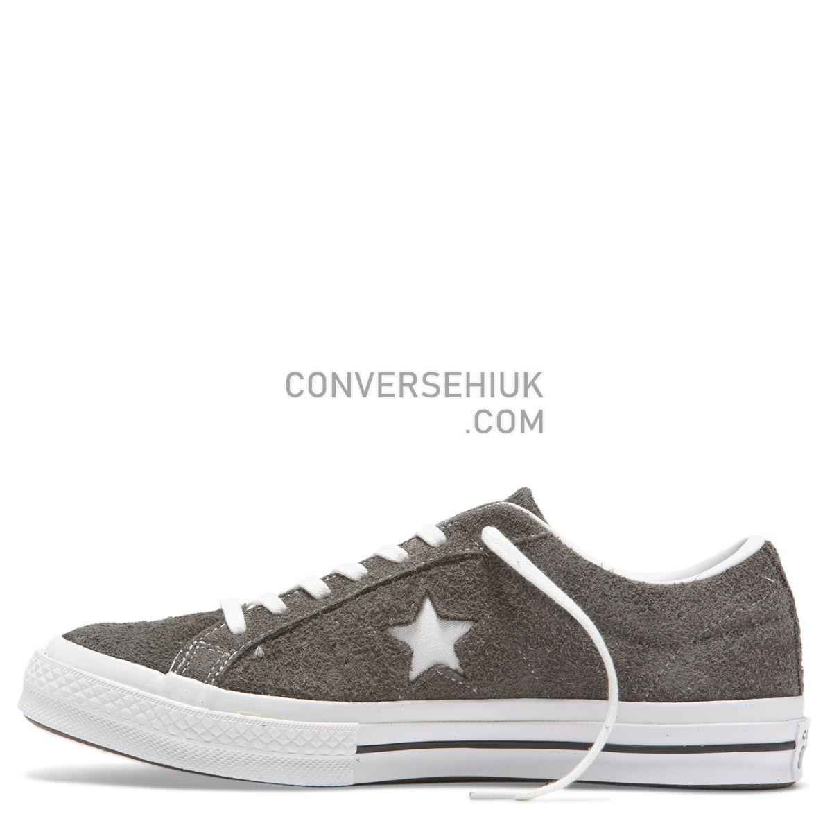 Converse One Star Vintage Suede Low Top Carbon Grey Carbon Grey/White/Black 165034 Shoes