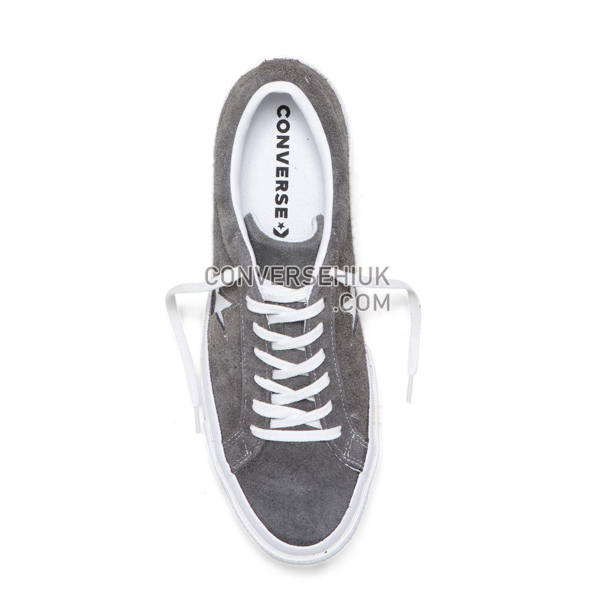 Converse One Star Vintage Suede Low Top Carbon Grey Carbon Grey/White/Black 165034 Shoes