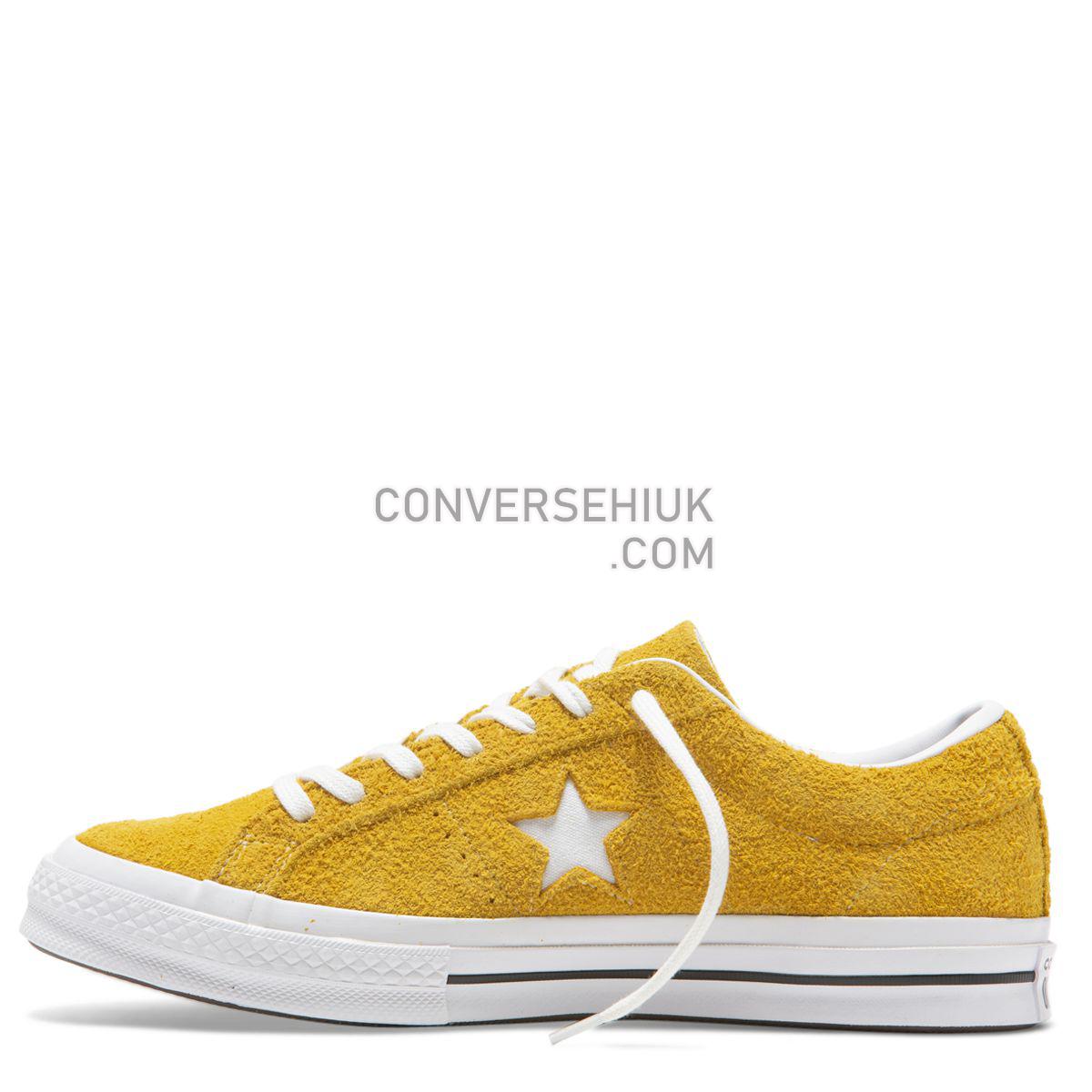 Converse One Star Vintage Suede Low Top Gold Dart Gold Dart/White/Black 165033 Shoes