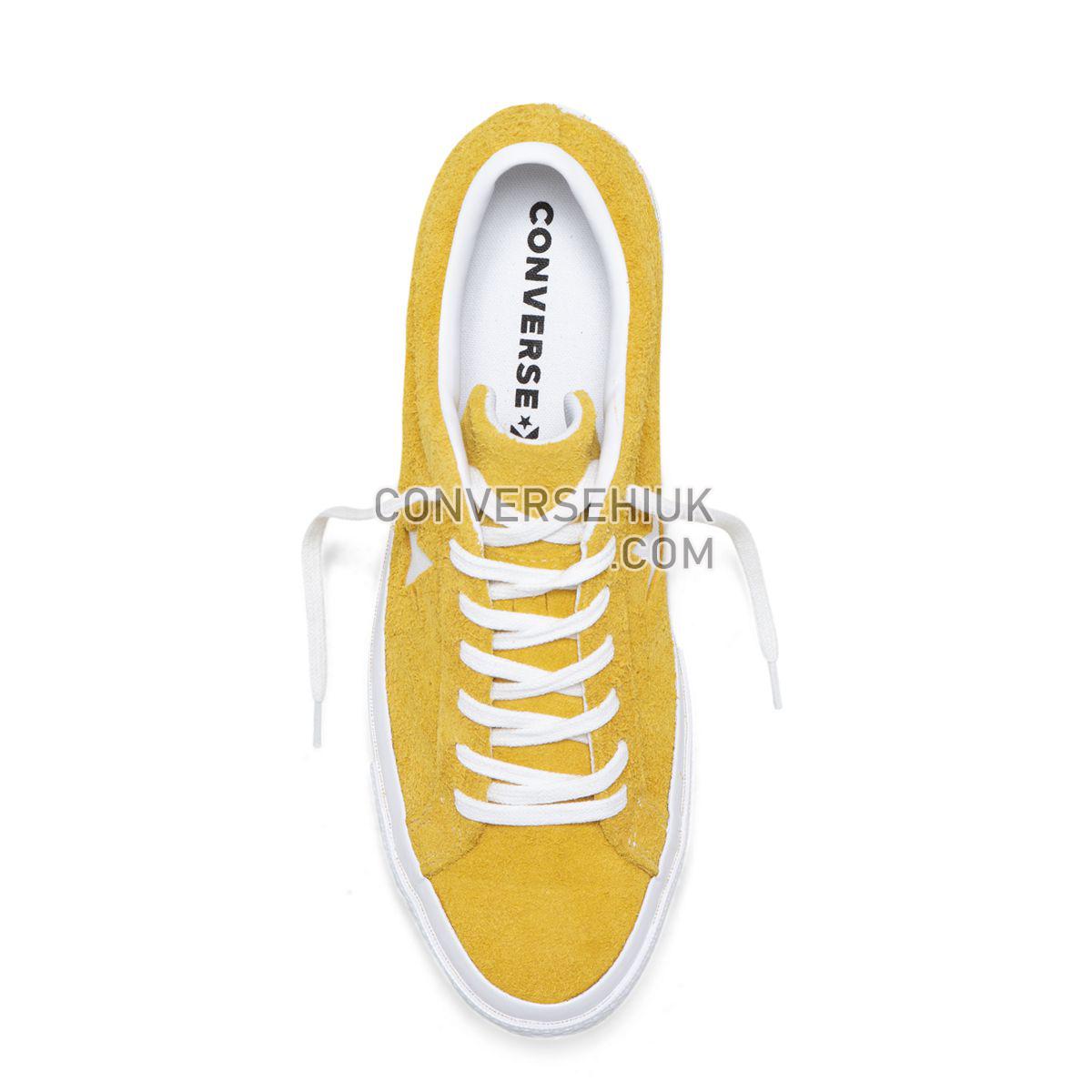 Converse One Star Vintage Suede Low Top Gold Dart Gold Dart/White/Black 165033 Shoes