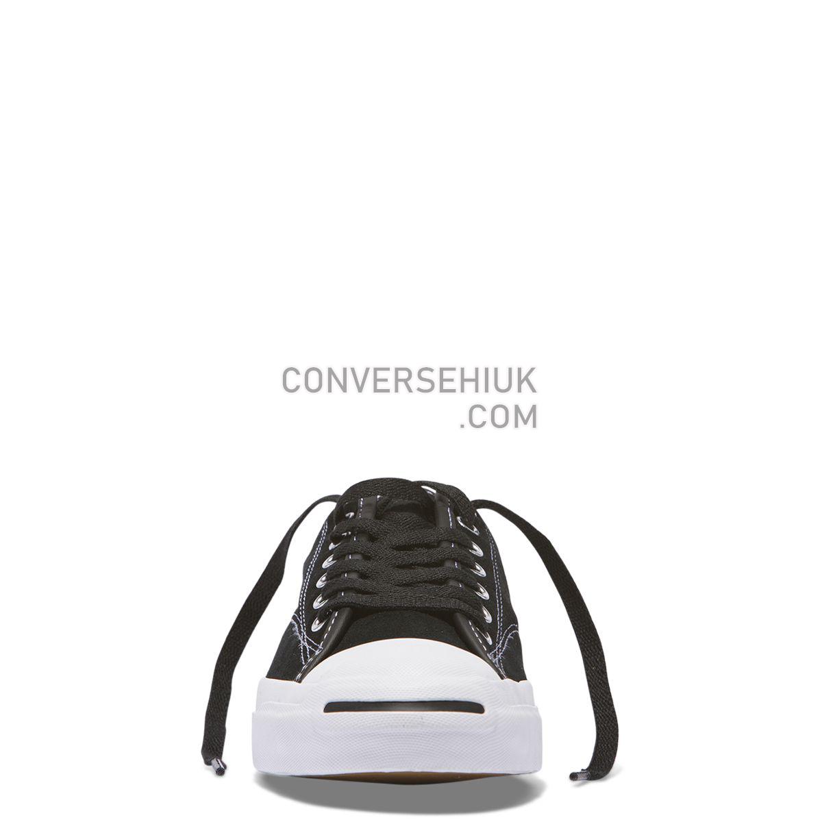 Converse Jack Purcell Pro Suede Low Top Black Black/Black/White 159508 Shoes