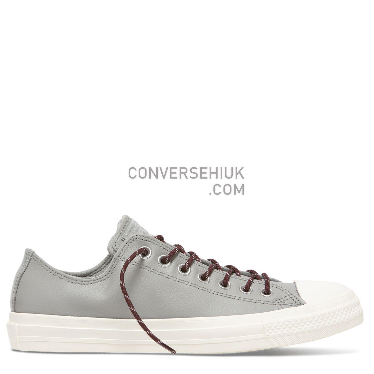 Converse Chuck Taylor All Star Limo Leather Low Top Dolphin Dolphin/Dark Burgunday/Egret 163341 Shoes