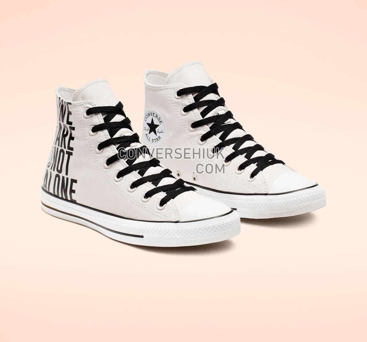 Converse Chuck Taylor All Star We Are Not Alone High Top Pale Putty/Black/White 165468F Shoes