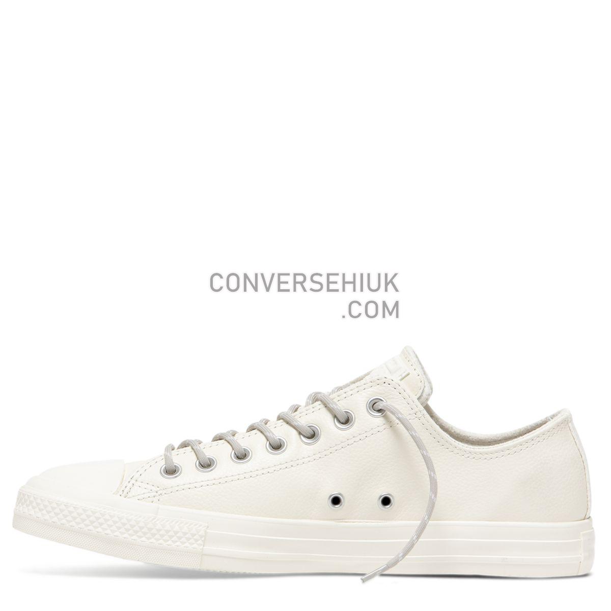 Converse Chuck Taylor All Star Limo Leather Low Top Egret Egret/Papyrus/Egret 163342 Shoes