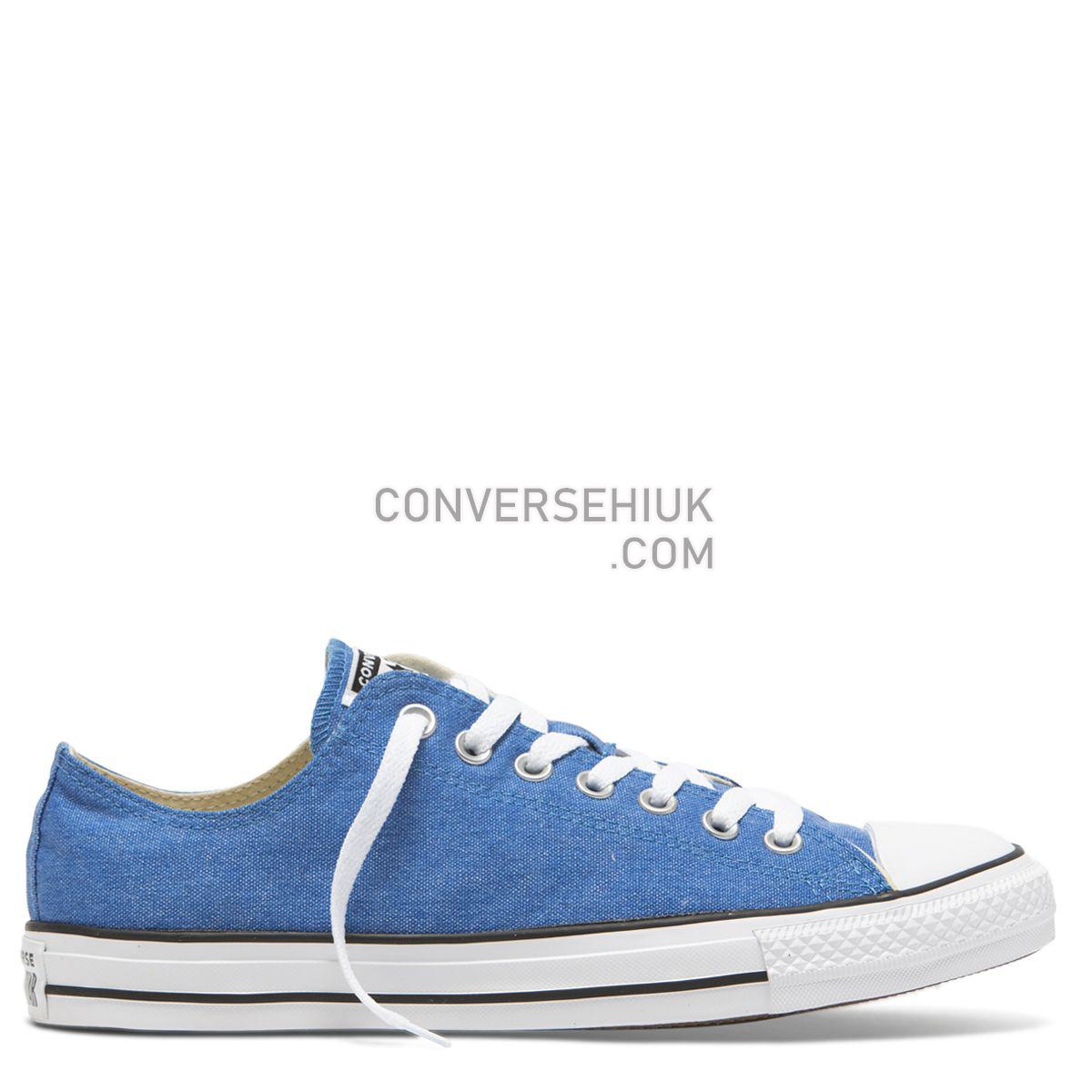 Converse Chuck Taylor Washed Ashore Low Top Totally Blue Totally Blue/White/Black 164288 Shoes