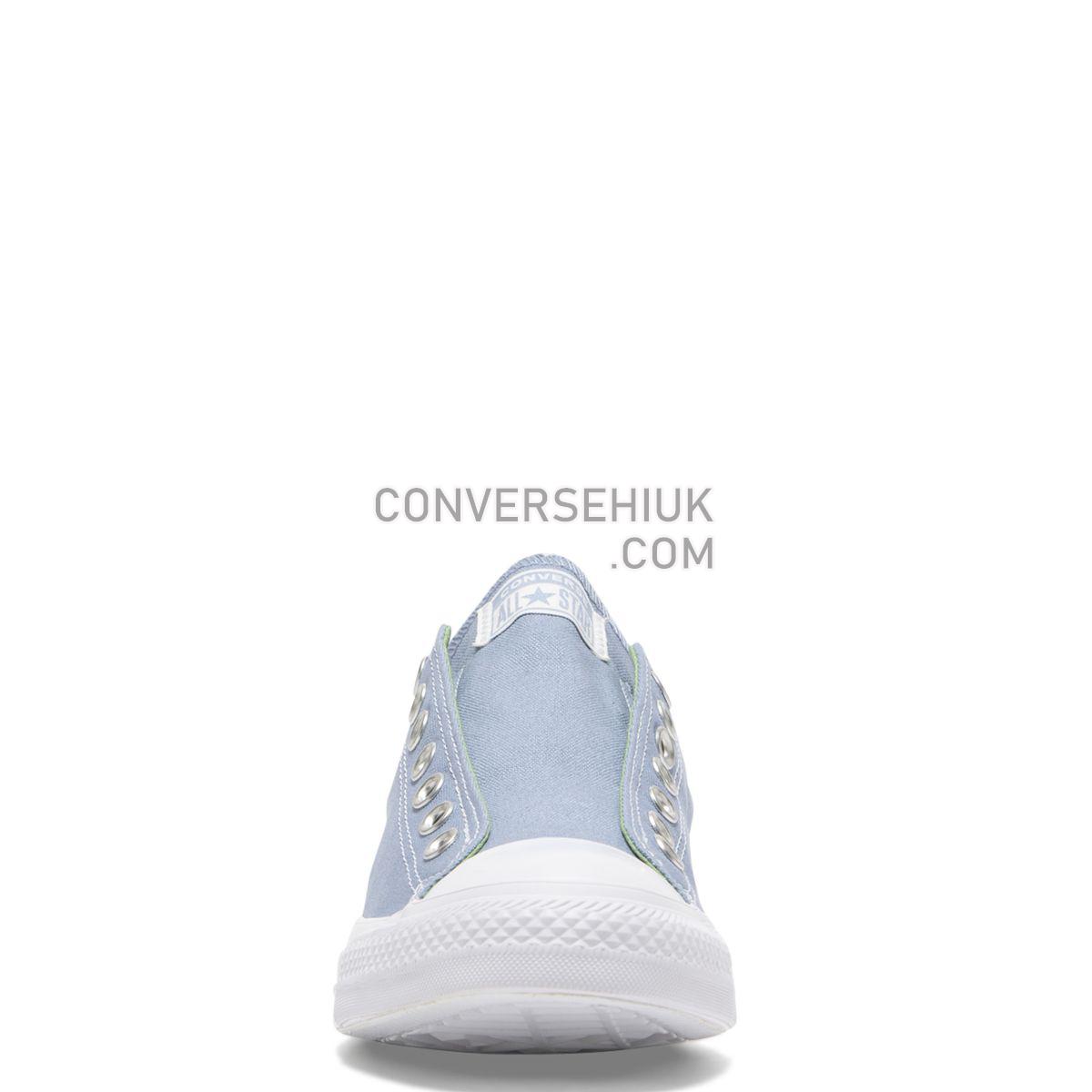 Converse Chuck Taylor All Star Season Slip Low Top Indigo Fog Indigo Fog/Peat Moss/White 164305 Shoes